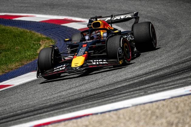 F1 - AUSTRIAN GRAND PRIX 2025 01 VERSTAPPEN Max (nld), Red Bull Racing RB21, action during the Formula 1 MSC Cruises Austrian Grand Prix 2025, 11th round of the 2025 FIA Formula One World Championship, WM, Weltmeisterschaft from June 27 to 29, 2025 on the Red Bull Ring, in Spielberg, Austria - SpielbergAustria  Copyright: xALBERTOxVIMERCATIx