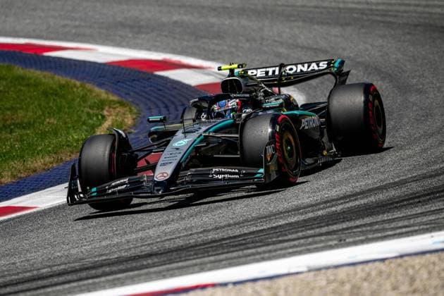 F1 - AUSTRIAN GRAND PRIX 2025 12 KIMI ANTONELLI Andrea (ita), Mercedes AMG F1 Team W16, action during the Formula 1 MSC Cruises Austrian Grand Prix 2025, 11th round of the 2025 FIA Formula One World Championship, WM, Weltmeisterschaft from June 27 to 29, 2025 on the Red Bull Ring, in Spielberg, Austria - SpielbergAustria  Copyright: xALBERTOxVIMERCATIx