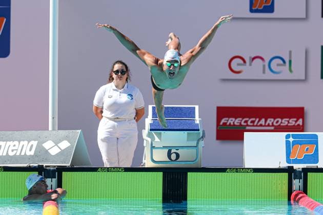 Sport Themen der Woche KW26 Sport Bilder des Tages International Swimming Championships 61Â° Settecolli - Heats and Series during LXI trofeo Internazionale Sette Colli, Swimming race in Rome, Italy, June 28 2025  Copyright: xLuigixMariani IPAxSportx xipa-agency.netx xx IPA_59583368 IPA_Agency_IPA59583368