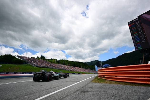 F1 Grand Prix of Austria - Qualifying Andrea Kimi Antonelli of the Mercedes-AMG Petronas F1 Team drives during qualifying for the 12th round of the Formula 1 World Championship, WM, Weltmeisterschaft at the Red Bull Ring in Spielberg, Styria, Austria, on June 28, 2025. Spielberg Styria Austria  Copyright: xAndreaxDiodatox originalFilename:diodato-formula1250628_npZoM.jpg