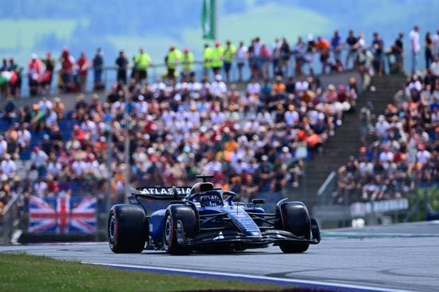 F1 Grand Prix of Austria - Qualifying Alexander Albon of the Williams F1 Team drives during qualifying for the 12th round of the Formula 1 World Championship, WM, Weltmeisterschaft at the Red Bull Ring in Spielberg, Styria, Austria, on June 28, 2025. Spielberg Styria Austria  Copyright: xAndreaxDiodatox originalFilename:diodato-formula1250628_npG4X.jpg