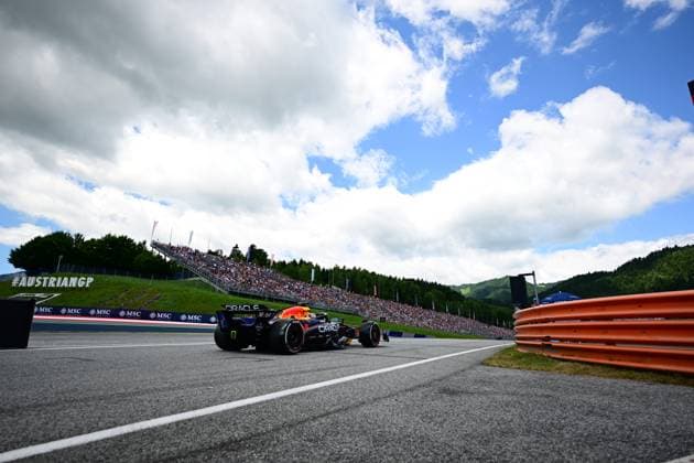 F1 Grand Prix of Austria - Qualifying Max Verstappen of Red Bull Racing Honda drives during qualifying for the 12th round of the Formula 1 World Championship, WM, Weltmeisterschaft at the Red Bull Ring in Spielberg, Styria, Austria, on June 28, 2025. Spielberg Styria Austria  Copyright: xAndreaxDiodatox originalFilename:diodato-formula1250628_npTq1.jpg