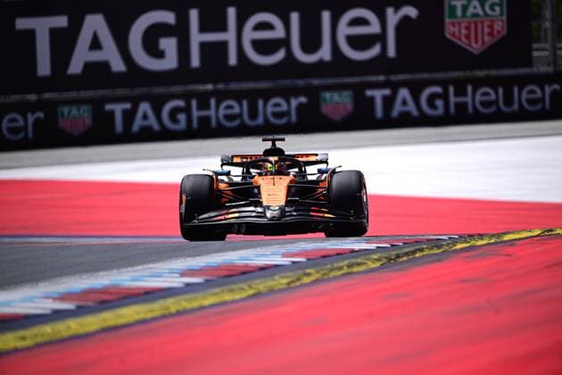 F1 Grand Prix of Austria - Qualifying Oscar Piastri of the McLaren F1 Team drives during qualifying in the 12th round of the Formula 1 World Championship, WM, Weltmeisterschaft at the Red Bull Ring in Spielberg, Styria, Austria, on June 28, 2025. Spielberg Styria Austria  Copyright: xAndreaxDiodatox originalFilename:diodato-formula1250628_npIF1.jpg