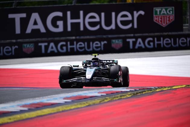 F1 Grand Prix of Austria - Qualifying Andrea Kimi Antonelli of the Mercedes-AMG Petronas F1 Team drives during qualifying for the 12th round of the Formula 1 World Championship, WM, Weltmeisterschaft at the Red Bull Ring in Spielberg, Styria, Austria, on June 28, 2025. Spielberg Styria Austria  Copyright: xAndreaxDiodatox originalFilename:diodato-formula1250628_npTVs.jpg
