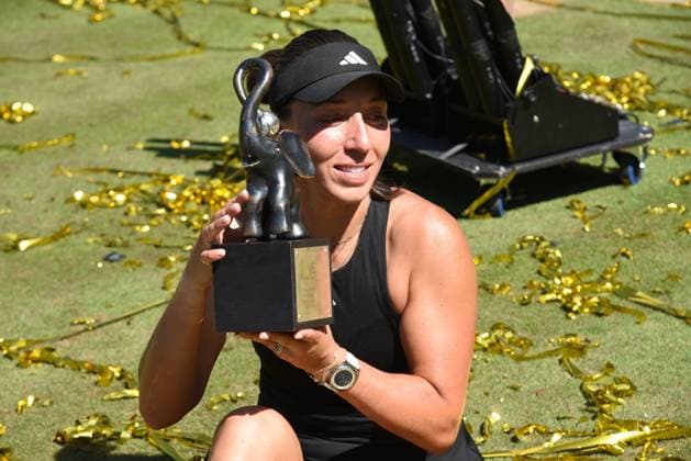 28.06.2025 Bad Homburg OPEN 2025 Tennis Damen Turnier WTA, Tennis Damen FINALE Jessica Pegula (USA) gegen Iga Swiatek (POL) Bild zeigt Siegerin Jessica Pegula (USA)