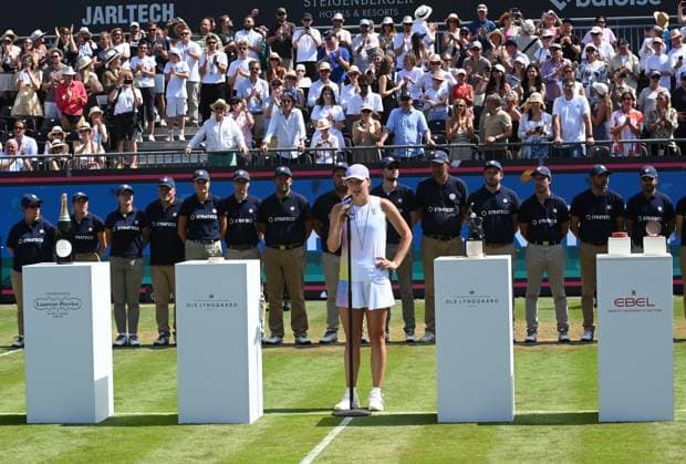 28.06.2025 Bad Homburg OPEN 2025 Tennis Damen Turnier WTA, Tennis Damen FINALE Jessica Pegula (USA) gegen Iga Swiatek (POL) Bild zeigt Iga Swiatek (POL)
