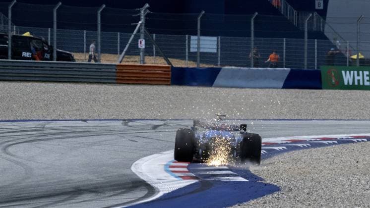 NÂ°23 Alexander Albon GBR Atlassian Williams Racing during MSC Cruises Austrian Grand Prix 2025 Qualifying, Formula 1 Championship in Austria, Austria, June 28 2025  Copyright: xOttoxMoretti IPAxSportx xipa-agency.netx xx IPA_59592347 IPA_Agency_IPA59592347