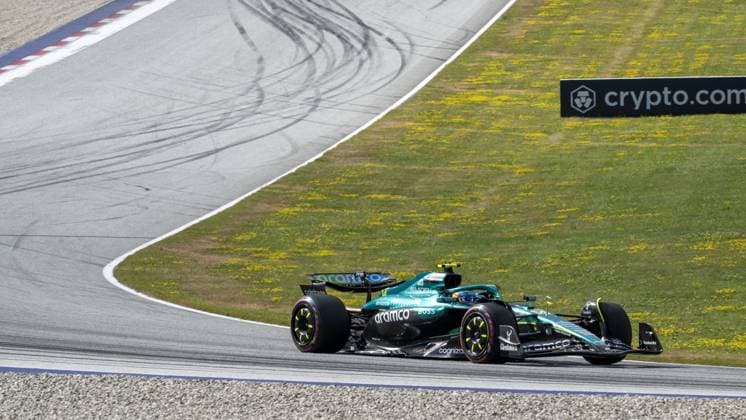 NÂ°14 Fernando Alonso ESP Aston Martin Aramco Formula One Team during MSC Cruises Austrian Grand Prix 2025 Qualifying, Formula 1 Championship in Austria, Austria, June 28 2025  Copyright: xOttoxMoretti IPAxSportx xipa-agency.netx xx IPA_59592421 IPA_Agency_IPA59592421