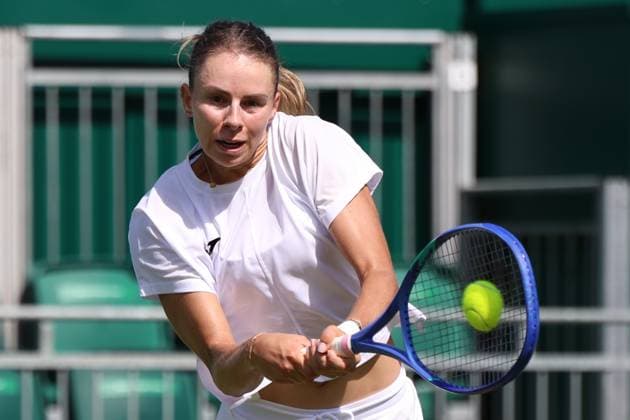 TENIS WIMBLEDON 2025 LONDYN 280625 N Z MAGDA LINETTE PODCZAS TRENINGU MARCIN CHOLEWINSKI NEWSPIX.PL TENNIS WIMBLEDON 2025 LONDON 28062025 MAGDA LINETTE DURING PRACTISE SESSION NEWSPIX.PL --- newspix.pl POLAND OUT! 