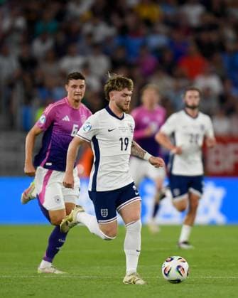 Harvey Elliott of England U21, U 21 England U21 v Germany U21, UEFA U21 Championship, Final, National Football Stadium, Bratislava, Slovakia - 28 Jun 2025Bratislava National Football Stadium Slovakia  Copyright: xAlexxNicodim Shutterstockx 15377260bt