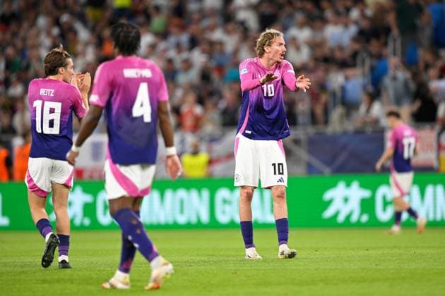 Bratislava, Narodny futbalovy stadion - Tehelne Pole, 28.06.25, SVK, Herren, UEFA U21, U 21 Europameisterschaft, Finale, England-Deutschland Bild: Nick WOLTEMADE (Deutschland) UEFA regulations prohibit any use of photographs as image sequences and or quasi-video. Bratislava Slowakei