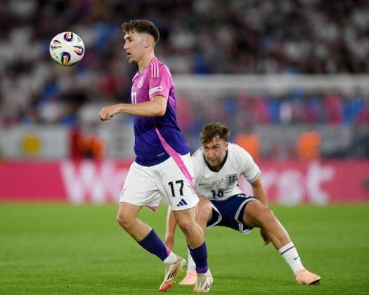 Brajan Gruda of Germany England U21, U 21 v Netherlands U21, UEFA U21 Championship, Final, National Football Stadium, Bratislava, Slovakia - 28 Jun 2025Bratislava National Football Stadium Slovakia  Copyright: xAlexxNicodim Shutterstockx 15377260dq