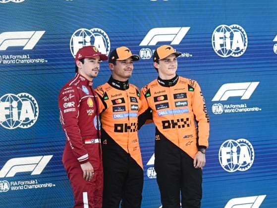 F1 Grand Prix of Austria - Qualifying Charles Leclerc, Lando Norris, and Oscar Piastri participate in the qualifying session during the FIA Formula One World Championship, WM, Weltmeisterschaft F1 Austria Grand Prix in Spielberg, Austria, on June 28, 2025. Spielberg Austria  Copyright: xLucaxBarsalix originalFilename:barsali-notitle250628_npg3Z.jpg