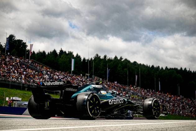 F1 Grand Prix of Austria - Qualifying Fernando Alonso of the Aston Martin Aramco Formula One Team drives the Aston Martin AMR25 during free practice at the FIA Formula One World Championship, WM, Weltmeisterschaft F1 Austria Grand Prix in Spielberg, Austria, on June 28, 2025. Spielberg Austria  Copyright: xLucaxBarsalix originalFilename:barsali-notitle250628_np2v7.jpg
