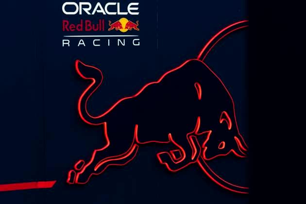 F1 Grand Prix of Austria - Qualifying The Red Bull logo is on the Oracle Red Bull Racing garage at the Formula 1 MSC Cruises Austrian Grand Prix in Spielberg, Austria, on June 28, 2025. Spielberg Austria  Copyright: xRobertxSzaniszlox originalFilename:szaniszlo-notitle250628_npTFD.jpg