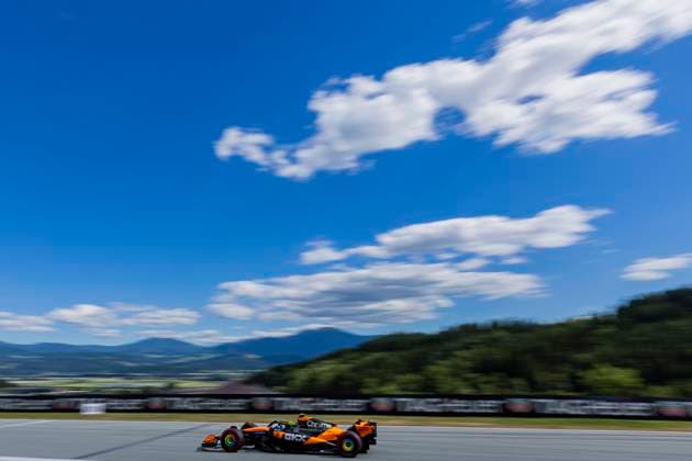 F1 Grand Prix of Austria - Qualifying Lando Norris of Great Britain and McLaren F1 Team drives during the qualifying session at the Formula 1 MSC Cruises Austrian Grand Prix in Spielberg, Austria, on June 28, 2025. Spielberg Austria  Copyright: xRobertxSzaniszlox originalFilename:szaniszlo-notitle250628_npxu3.jpg