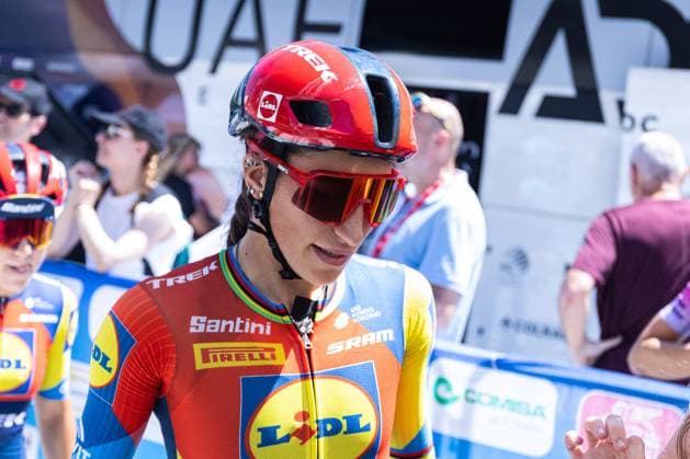 Italian Women s Road cycling, Rad, Radsport, Strasse Championship 2025 - Darfo Boario Terme Elisa Balsamo participates in the Italian Road Cycling Championship 2025 Team Presentation in Darfo Boario Terme, on June 28, 2025. , Italy. Darfo Boario Terme Italy  Copyright: xTommasoxBerardix originalFilename:berardi-italianr250628_np6a8.jpg