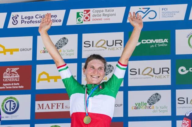 Italian Women s Road cycling, Rad, Radsport, Strasse Championship 2025 - Darfo Boario Terme Elisa Longo Borghini wins the Italian Road Cycling Championship 2025 in Darfo Boario Terme, on June 28, 2025. Darfo Boario Terme Italy  Copyright: xTommasoxBerardix originalFilename:berardi-italianr250628_npxfg.jpg