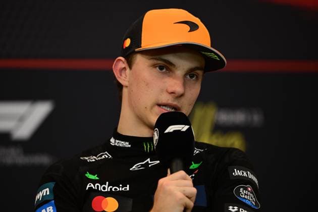 F1 Grand Prix of Austria - Qualifying Oscar Piastri of the McLaren F1 Team speaks at a press conference, PK, Pressekonferenz after qualifying for the 12th round of the Formula 1 World Championship, WM, Weltmeisterschaft at the Red Bull Ring in Spielberg, Styria, Austria, on June 28, 2025. Spielberg Styria Austria  Copyright: xAndreaxDiodatox originalFilename:diodato-formula1250628_npamy.jpg