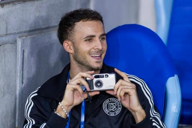 UEFA U21, U 21 Europameisterschaft, Finale: England - Deutschland; 28.06.2025 Max Rosenfelder (Deutschland, 5) bei der UEFA U21-Europameisterschaft im Finalspiel England - Deutschland, am 28.06.2025, National Football Stadium, Bratislava, Slowakei Copyright: xBEAUTIFULxSPORTS Meuselx
