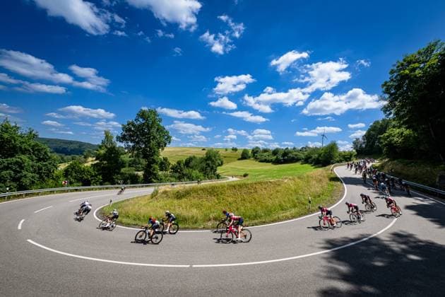 Name: National Championships Road cycling, Rad, Radsport, Strasse 2025 - RR Name ( GER ) CANYON SRAM ZONDACKYPTO ( CSZ ) - GER Querformat - quer - horizontal - Landscape - Event Veranstaltung: National Championships - Road Cycling - Category Kategorie: Cycling - Road Cycling - Elite Women - Location Ort: Europe Germany - Rheinland Pfalz - Start: Linden - Finish - Linden ( Rheinland Pfalz ) - Discipline: Road Race ( RR ) - National Championships - Distance: 118.8 km - Date Datum: 28.06.2025 Saturday -