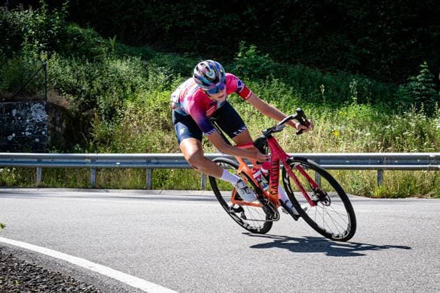 MESSEMER JoÃ«lle AmÃ lie: National Championships Road cycling, Rad, Radsport, Strasse 2025 - RR MESSEMER JoÃ«lle AmÃ lie ( GER ) CANYON SRAM ZONDACKYPTO ( CSZ ) - GER Querformat - quer - horizontal - Landscape - Event Veranstaltung: National Championships - Road Cycling - Category Kategorie: Cycling - Road Cycling - Elite Women - Location Ort: Europe Germany - Rheinland Pfalz - Start: Linden - Finish - Linden ( Rheinland Pfalz ) - Discipline: Road Race ( RR ) - National Championships - Distance: 118.8 km - Date Datum: 28.06.2025 Saturday -