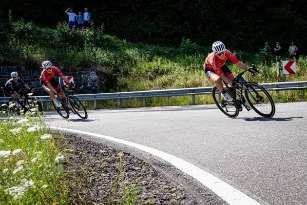 Name: National Championships Road cycling, Rad, Radsport, Strasse 2025 - RR Name ( GER ) Wheel Divas ( GER ) Querformat - quer - horizontal - Landscape - Event Veranstaltung: National Championships - Road Cycling - Category Kategorie: Cycling - Road Cycling - Elite Women - Location Ort: Europe Germany - Rheinland Pfalz - Start: Linden - Finish - Linden ( Rheinland Pfalz ) - Discipline: Road Race ( RR ) - National Championships - Distance: 118.8 km - Date Datum: 28.06.2025 Saturday -