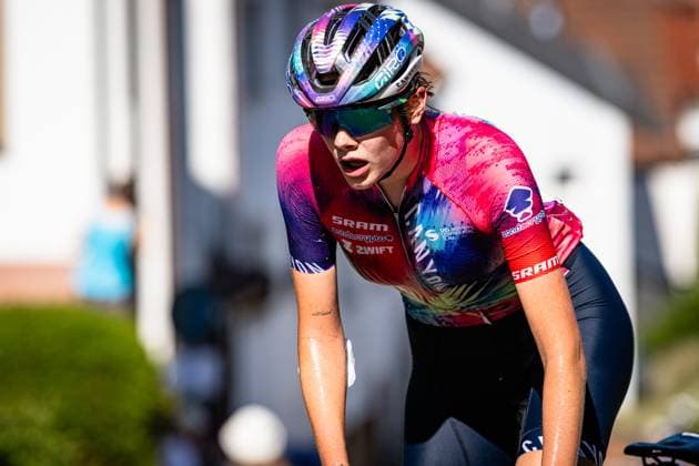 MESSEMER JoÃ«lle AmÃ lie: National Championships Road cycling, Rad, Radsport, Strasse 2025 - RR MESSEMER JoÃ«lle AmÃ lie ( GER ) CANYON SRAM ZONDACKYPTO ( CSZ ) - GER Querformat - quer - horizontal - Landscape - Event Veranstaltung: National Championships - Road Cycling - Category Kategorie: Cycling - Road Cycling - Elite Women - Location Ort: Europe Germany - Rheinland Pfalz - Start: Linden - Finish - Linden ( Rheinland Pfalz ) - Discipline: Road Race ( RR ) - National Championships - Distance: 118.8 km - Date Datum: 28.06.2025 Saturday -