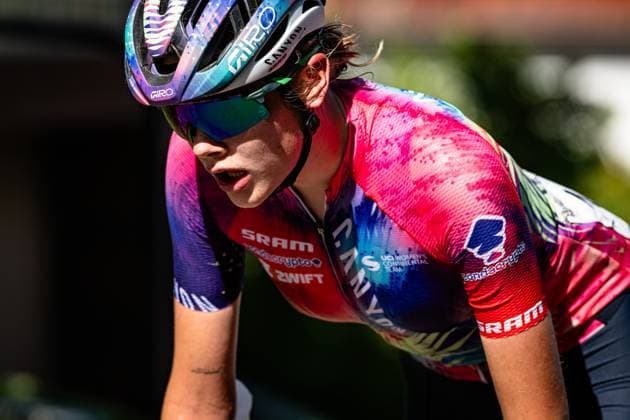 MESSEMER JoÃ«lle AmÃ lie: National Championships Road cycling, Rad, Radsport, Strasse 2025 - RR MESSEMER JoÃ«lle AmÃ lie ( GER ) CANYON SRAM ZONDACKYPTO ( CSZ ) - GER Querformat - quer - horizontal - Landscape - Event Veranstaltung: National Championships - Road Cycling - Category Kategorie: Cycling - Road Cycling - Elite Women - Location Ort: Europe Germany - Rheinland Pfalz - Start: Linden - Finish - Linden ( Rheinland Pfalz ) - Discipline: Road Race ( RR ) - National Championships - Distance: 118.8 km - Date Datum: 28.06.2025 Saturday -