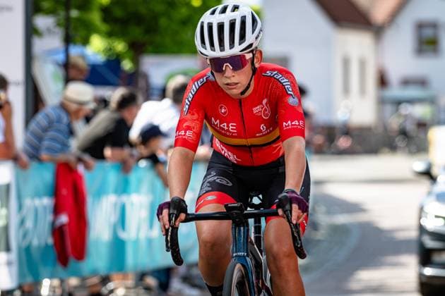 GERPOTT Fenja: National Championships Road cycling, Rad, Radsport, Strasse 2025 - RR GERPOTT Fenja ( GER ) Wheel Divas ( GER ) Querformat - quer - horizontal - Landscape - Event Veranstaltung: National Championships - Road Cycling - Category Kategorie: Cycling - Road Cycling - Elite Women - Location Ort: Europe Germany - Rheinland Pfalz - Start: Linden - Finish - Linden ( Rheinland Pfalz ) - Discipline: Road Race ( RR ) - National Championships - Distance: 118.8 km - Date Datum: 28.06.2025 Saturday -