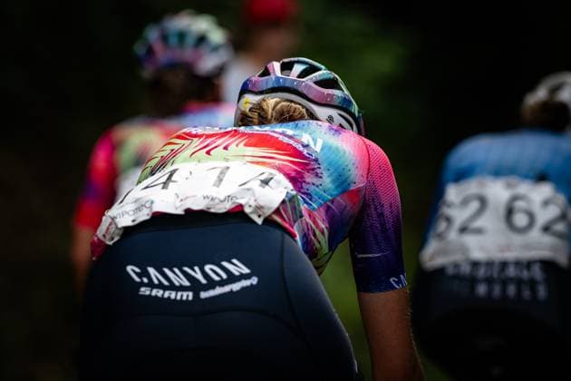MESSEMER JoÃ«lle AmÃ lie: National Championships Road cycling, Rad, Radsport, Strasse 2025 - RR MESSEMER JoÃ«lle AmÃ lie ( GER ) CANYON SRAM ZONDACKYPTO ( CSZ ) - GER Querformat - quer - horizontal - Landscape - Event Veranstaltung: National Championships - Road Cycling - Category Kategorie: Cycling - Road Cycling - Elite Women - Location Ort: Europe Germany - Rheinland Pfalz - Start: Linden - Finish - Linden ( Rheinland Pfalz ) - Discipline: Road Race ( RR ) - National Championships - Distance: 118.8 km - Date Datum: 28.06.2025 Saturday -