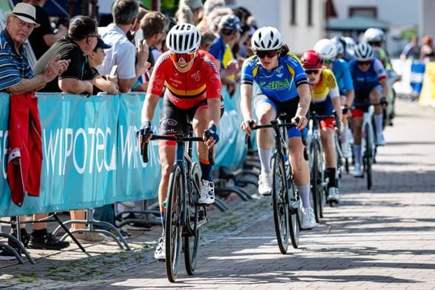 Name: National Championships Road cycling, Rad, Radsport, Strasse 2025 - RR Name ( GER ) Wheel Divas ( GER ) Querformat - quer - horizontal - Landscape - Event Veranstaltung: National Championships - Road Cycling - Category Kategorie: Cycling - Road Cycling - Elite Women - Location Ort: Europe Germany - Rheinland Pfalz - Start: Linden - Finish - Linden ( Rheinland Pfalz ) - Discipline: Road Race ( RR ) - National Championships - Distance: 118.8 km - Date Datum: 28.06.2025 Saturday -