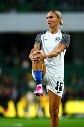 Kaja ErÅ¾en (16 Slovenia) warms up prior to the Women?s International Friendly, Länderspiel, Nationalmannschaft game between Australia and Slovenia at HBF Park in Perth, Australia. (Ramiro Larguia SPP) Copyright: xRamiroxLarguiax xSPPx spp-en-RaLaSp-AUSvsSLO0005