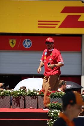 29.06.2025, Red Bull Ring, Spielberg, Formel 1 Großer Preis von Österreich 2025 , im Bild Lewis Hamilton (GBR), Scuderia Ferrari HP bei der Fahrerparade. (Photo by Alessandro Martellotta Hasan Bratic DeFodi Images)
