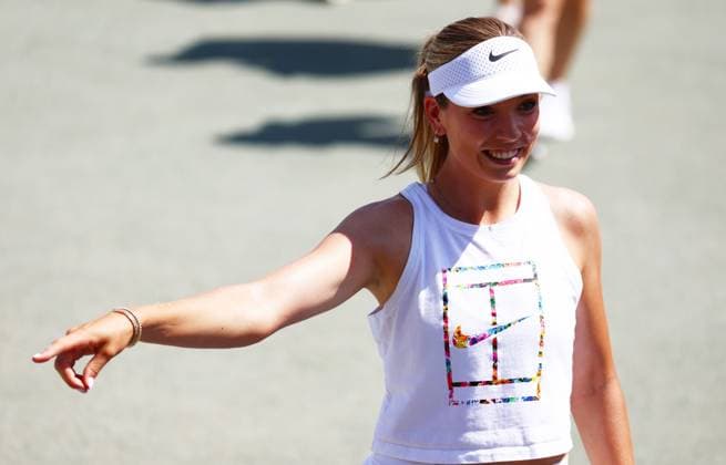 Katie Boulter. Wimbledon Tennis Championships, Sunday Practice, The All England Lawn Tennis and Croquet Club, London, UK - 29 Jun 2025London The All England Lawn Tennis and United Kingdom  Copyright: xJamesxMarsh Shutterstockx 15378355ap