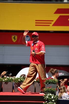 29.06.2025, Red Bull Ring, Spielberg, Formel 1 Großer Preis von Österreich 2025 , im Bild Lewis Hamilton (GBR), Scuderia Ferrari HP bei der Fahrerparade. (Photo by Alessandro Martellotta Hasan Bratic DeFodi Images)