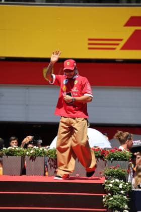 29.06.2025, Red Bull Ring, Spielberg, Formel 1 Großer Preis von Österreich 2025 , im Bild Lewis Hamilton (GBR), Scuderia Ferrari HP bei der Fahrerparade. (Photo by Alessandro Martellotta Hasan Bratic DeFodi Images)