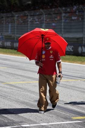 29.06.2025, Red Bull Ring, Spielberg, Formel 1 Großer Preis von Österreich 2025 , im Bild Lewis Hamilton (GBR), Scuderia Ferrari HP bei der Fahrerparade. (Photo by Alessandro Martellotta Hasan Bratic DeFodi Images)