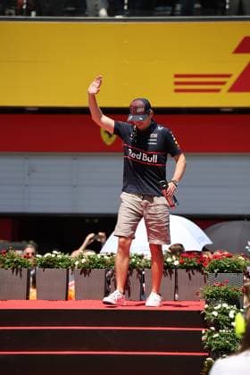 29.06.2025, Red Bull Ring, Spielberg, Formel 1 Großer Preis von Österreich 2025 , im Bild Max Verstappen (NLD), Oracle Red Bull Racing bei der Fahrerparade. (Photo by Alessandro Martellotta Hasan Bratic DeFodi Images)