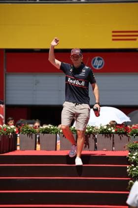 29.06.2025, Red Bull Ring, Spielberg, Formel 1 Großer Preis von Österreich 2025 , im Bild Max Verstappen (NLD), Oracle Red Bull Racing bei der Fahrerparade. (Photo by Alessandro Martellotta Hasan Bratic DeFodi Images)
