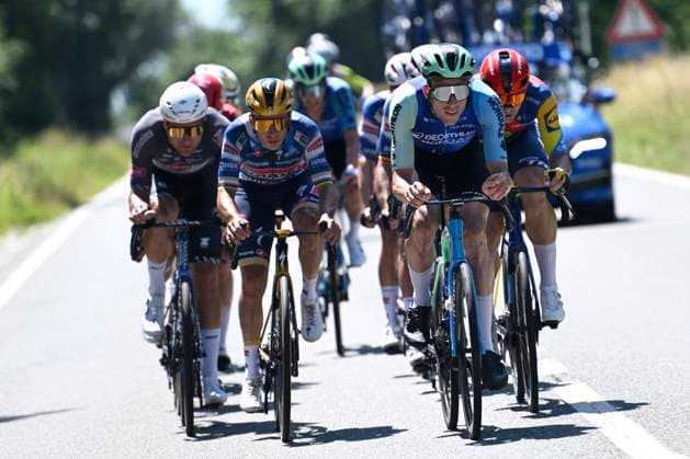 Belgian 2025 National Championship Binche 29 06 2025 BINCHE, BELGIUM - JUNE 29 : De Pestel Sander of Decathlon Ag2R La Mondiale Team during the Men Elite cycling road race of the Belgian National Championships 2025 an UCI National Championships cycling race of 230 km with start in Binche and finish in Binche on June 29, 2025 in Binche, Belgium, 29 06 2025 Binche Belgium  Copyright: xNicoxVereeckenx