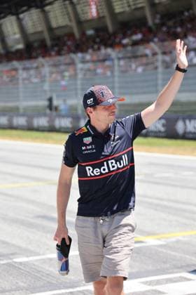 29.06.2025, Red Bull Ring, Spielberg, Formel 1 Großer Preis von Österreich 2025 , im Bild Max Verstappen (NLD), Oracle Red Bull Racing bei der Fahrerparade. (Photo by Alessandro Martellotta Hasan Bratic DeFodi Images)