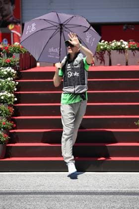 29.06.2025, Red Bull Ring, Spielberg, Formel 1 Großer Preis von Österreich 2025 , im Bild Nico Hülkenberg (DEU), Stake F1 Team Kick Sauber bei der Fahrerparade. (Photo by Alessandro Martellotta Hasan Bratic DeFodi Images)
