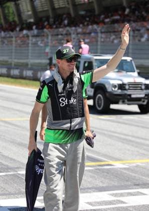 29.06.2025, Red Bull Ring, Spielberg, Formel 1 Großer Preis von Österreich 2025 , im Bild Nico Hülkenberg (DEU), Stake F1 Team Kick Sauber bei der Fahrerparade. (Photo by Alessandro Martellotta Hasan Bratic DeFodi Images)