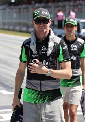 29.06.2025, Red Bull Ring, Spielberg, Formel 1 Großer Preis von Österreich 2025 , im Bild Nico Hülkenberg (DEU), Stake F1 Team Kick Sauber bei der Fahrerparade. (Photo by Alessandro Martellotta Hasan Bratic DeFodi Images)