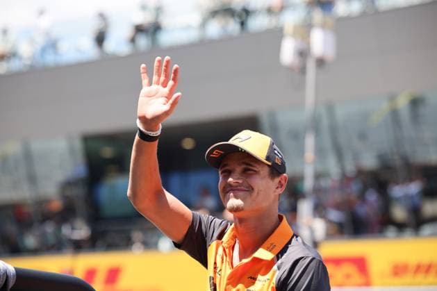 Lando Norris (McLaren Formula 1 Team, 04), Drivers Parade, Fahrerparade, Grosser Preis von Oesterreich, Motorsport, Herren, Formel 1, 29.06.2025 Spielberg Steiermark Oesterreich