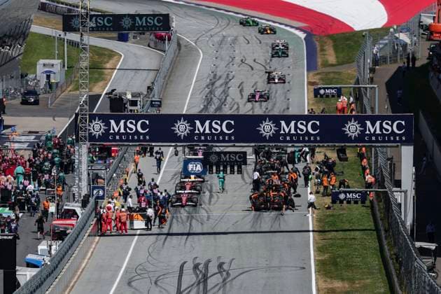 FORMULA 1 - GP of Austria 2025 SPIELBERG,AUSTRIA,29.JUN.25 - MOTORSPORTS, FORMULA 1 - Grand Prix of Austria, Red Bull Ring. Image shows the starting grid.  GEPAxpictures xMatthiasxTrinkl