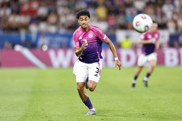Nathaniel Brown (GER), JUNE 28, 2025 - Football Soccer : UEFA European Under-21 Championship 2025 Slovakia Finals match between Under-21 England 3-2 Under-21 Germany at the National Football Stadium in Bratislava, Slovakia. Noxthirdxpartyxsales  aflo_296315967