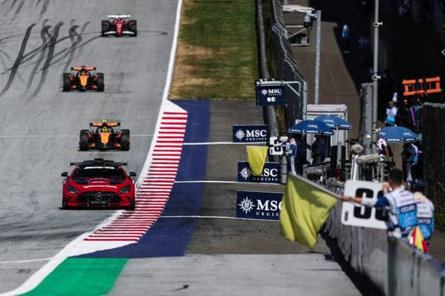 F1 - AUSTRIAN GRAND PRIX 2025 FIA Mercedes-AMG GT Black Series Safety Car during the Formula 1 MSC Cruises Austrian Grand Prix 2025, 11th round of the 2025 FIA Formula One World Championship, WM, Weltmeisterschaft from June 27 to 29, 2025 on the Red Bull Ring, in Spielberg, Austria - SpielbergAustria  Copyright: xXavixBonillax