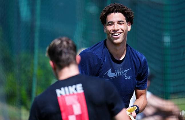 George Loffhagen practices with Jack Draper Wimbledon Tennis Championships, Sunday Practice, The All England Lawn Tennis and Croquet Club, London, UK - 29 Jun 2025London The All England Lawn Tennis and United Kingdom  Copyright: xJavierxGarcia Shutterstockx 15371377ak